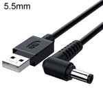 JINGHUA U550C USBからDC充電ケーブル 小型家電電源コード, 3.5mm, 5.5mm