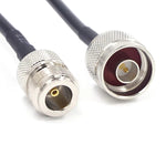 NオスからNメス RG58アダプターケーブル ラジオWiFi延長ケーブル, 0.5m, 1m, 3m, 5m, 10m