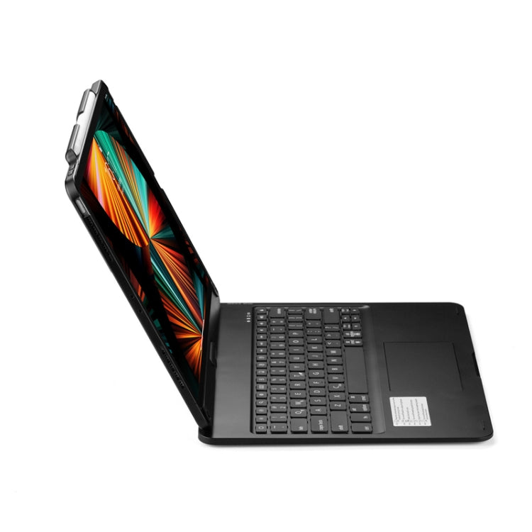iPad Pro 12.9インチ 2022/2021/2020/2018用タブレットBluetoothタッチキーボード バックライト付き360度回転, iPad Pro 12.9インチ用