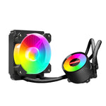 COOLMOON RGB120 5V ARGB一体型シングルローマルチプラットフォームCPUクーラー, RGB120