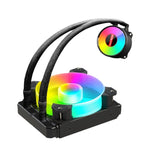 COOLMOON RGB120 5V ARGB一体型シングルローマルチプラットフォームCPUクーラー, RGB120