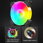 COOLMOON RGB120 5V ARGB一体型シングルローマルチプラットフォームCPUクーラー, RGB120