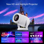 HY400 Android 12.0 システム インテリジェントプロジェクター ポータブル家庭用プロジェクター、USプラグ、EUプラグ、UKプラグ、AUプラグ