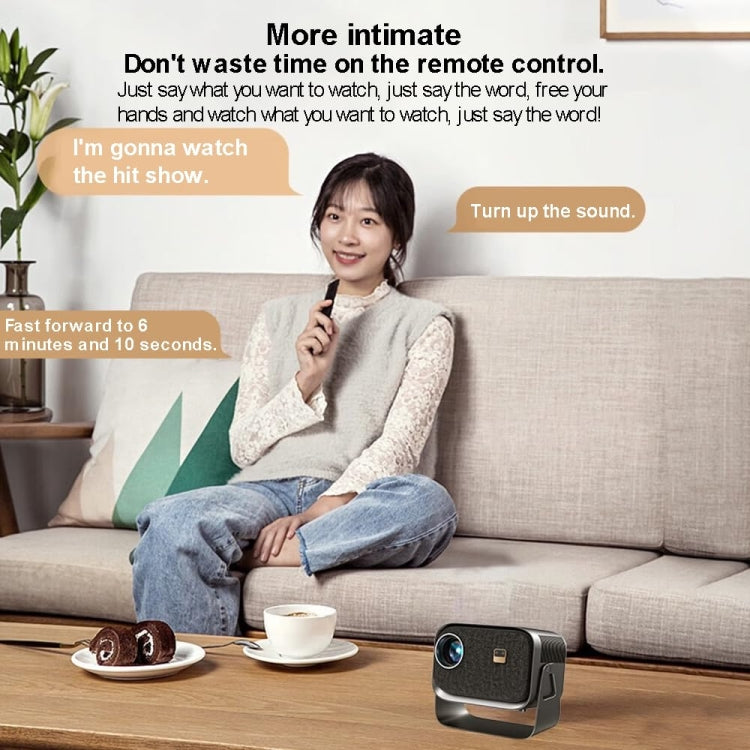ポータブルミニプロジェクター スマートホームシアター、Android 4K HD版、スマホ用同画面版