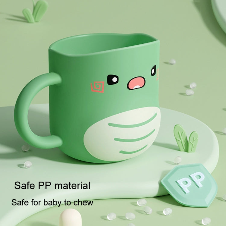 水飲みマグ ブラッシングカップ ベビー用 家庭用 かわいいカートゥーン 落下防止 エコフレンドリー 恐竜カップ