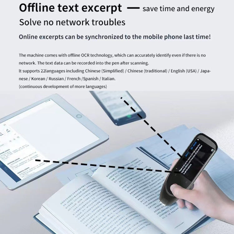 International Version Multi-language Camera Scanning Offline Translation Pen