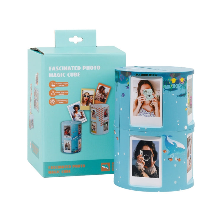 ミニ3インチ変形可能DIYフォトフレームスタンド収納ラック用