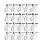 ホリデーライトハンガーフック フィリップスネジ付き ワイヤーとLEDライト用 10個/箱、20個/箱、30個/箱、45個/箱