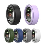 For Samsung Galaxy Ring / Oura Ring Silicone Solid Color Cover Scratch Resistant Case, S