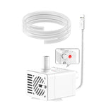 Innovator Group USBペット用給水ポンプ 5V 静音マイクロブラシレスDCウォーターポンプ、自動排水＋1mパイプ、自動排水＋2mパイプ、水なし電源オフ＋1mパイプ、水なし電源オフ＋2mパイプ