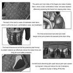 GHOST RACING バイク用転倒防止通気性ラバーシェル タッチスクリーングローブ M、L、XL、XXL