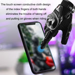 GHOST RACING バイク用転倒防止通気性ラバーシェル タッチスクリーングローブ M、L、XL、XXL