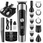 6イン1 メンズ 防水 電動ヘアトリマーキット 鼻トリマー、口ひげトリマー、ボディシェーバー、8688、8788、8988