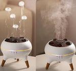 ダイナミック マルチスプレー アロマセラピー ディフューザー カラフルライト付き リモコン操作 加湿器、EUプラグ、USプラグ、UKプラグ