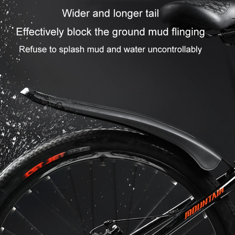 自転車フェンダーセット 幅広延長 MTB用 前後クイックリリースマッドガード 08CY0006、08CY0007、08CY0008