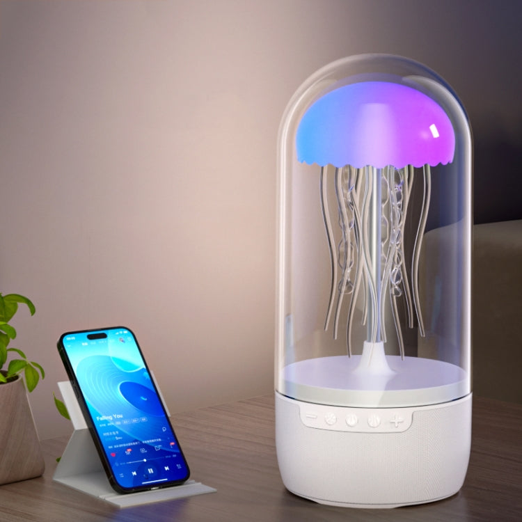 ポータブルカラフルアトモスフィアライトクラゲリズミックBluetoothスピーカー、K19