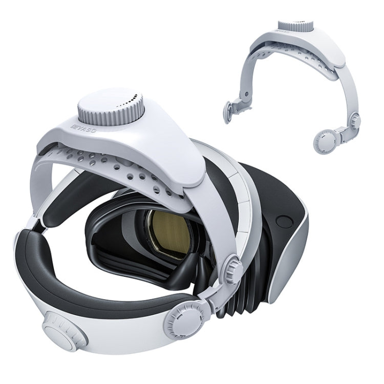 DEVASO PlayStation VR 2用エリートヘッドバンド 滑り止め 快適 重量軽減ヘッドバンド、PlayStation VR 2 ABS用