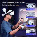 DEVASO PlayStation VR 2用エリートヘッドバンド 滑り止め 快適 重量軽減ヘッドバンド、PlayStation VR 2 ABS用