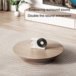 レトロ時計 Bluetoothスピーカー 回転フィルム ワイヤレスサブウーファー ハイファイサウンドオーディオ