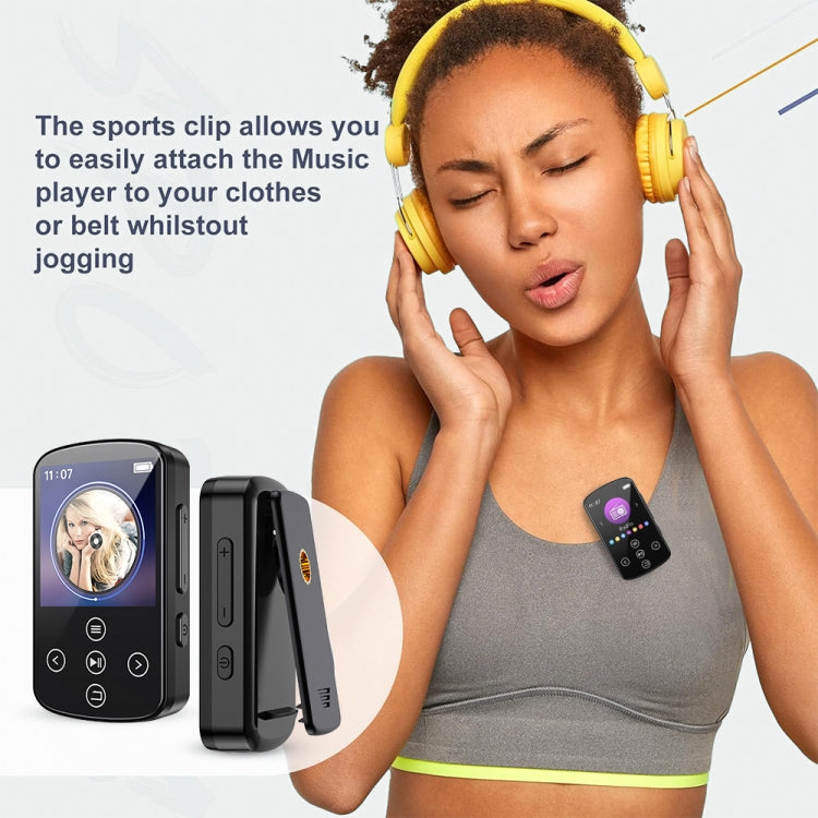MP3 Bluetooth 音楽プレーヤー HIFI スポーツクリップ タッチスクリーン MP4、TFカードなし、8GB、16GB、32GB、64GB、128GB