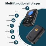MP3 Bluetooth 音楽プレーヤー HIFI スポーツクリップ タッチスクリーン MP4、TFカードなし、8GB、16GB、32GB、64GB、128GB