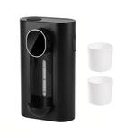 540ml 自動マウスウォッシュディスペンサー 3段階定量 2つの磁気カップ付き、S7ホワイト、S7ブラック
