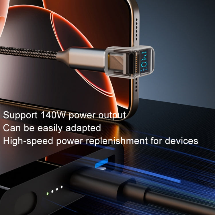 Type-C デジタルディスプレイ U字型アダプター 180度エルボー 140W 4.0アダプター, 180度エルボー