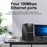 4G CPE ワイヤレスプラグインルーター WiFi 6 ネットワークホットスポット、EUプラグ、EC21