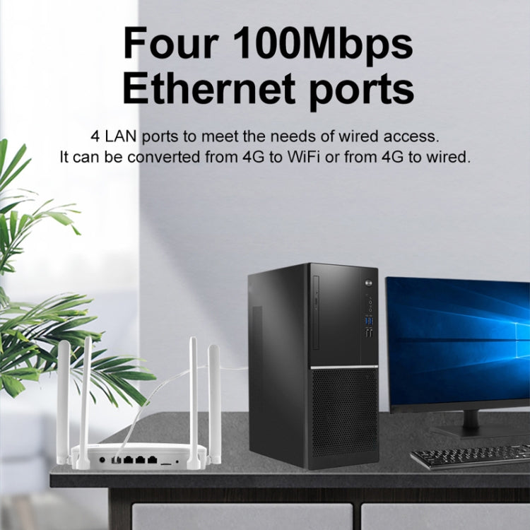 4G CPE ワイヤレスプラグインルーター WiFi 6 ネットワークホットスポット、EUプラグ、EC21