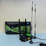 4G ワイヤレスプラグインルーター 着脱式延長アンテナ LTE監視ネットワーク WiFiホットスポット、EUプラグ、LT210B
