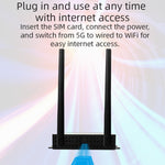 4G ワイヤレスプラグインルーター 着脱式延長アンテナ LTE監視ネットワーク WiFiホットスポット、EUプラグ、LT210B