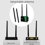 4G ワイヤレスプラグインルーター 着脱式延長アンテナ LTE監視ネットワーク WiFiホットスポット、EUプラグ、LT210B