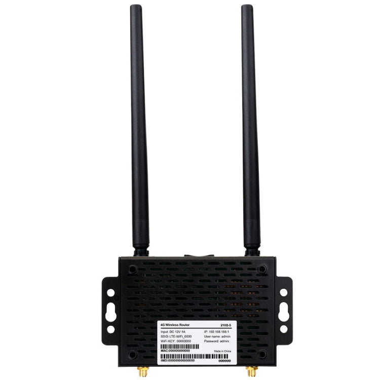 4G ワイヤレスプラグインルーター 着脱式延長アンテナ LTE監視ネットワーク WiFiホットスポット、EUプラグ、LT210B