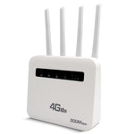 4G CPE WiFi6 プラグインワイヤレスルーター デュアルポートワイヤレスホットスポット、EUプラグ、ヨーロッパ・アジア・アフリカ向け