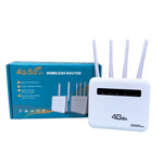 4G CPE WiFi6 プラグインワイヤレスルーター デュアルポートワイヤレスホットスポット、EUプラグ、ヨーロッパ・アジア・アフリカ向け