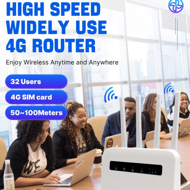 4G CPE WiFi6 プラグインワイヤレスルーター デュアルポートワイヤレスホットスポット、EUプラグ、ヨーロッパ・アジア・アフリカ向け