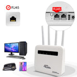 4G CPE WiFi6 プラグインワイヤレスルーター デュアルポートワイヤレスホットスポット、EUプラグ、ヨーロッパ・アジア・アフリカ向け