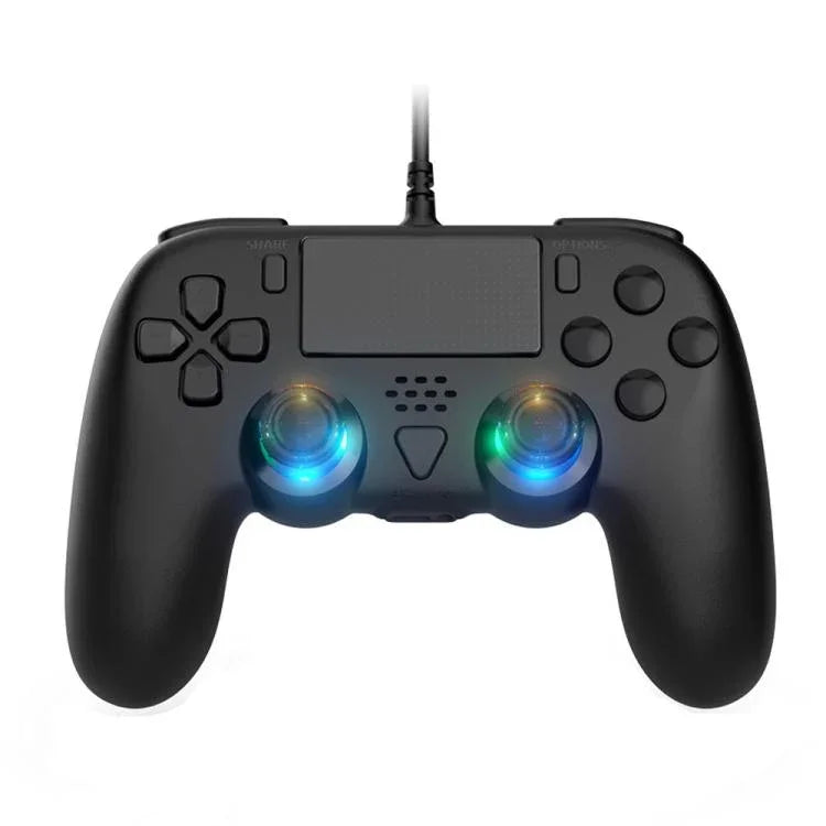 PS5 / PS5 Slim / PC用有線コントローラー マクロプログラミング対応 6軸ジャイロ、有線