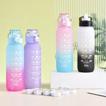 1000ml 大容量 トライタン ウォーターマグ グラデーションカラー アウトドアスポーツ用ウォーターボトル