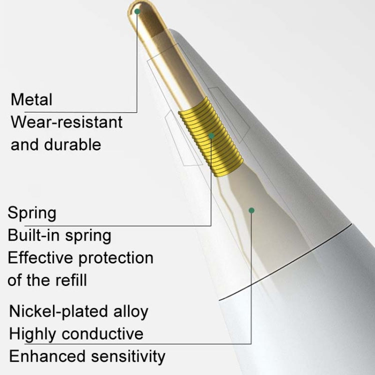 Apple Pencilシリーズ交換用ペン先 改良ペン先、4.0 延長ホワイトシェル シルバーチップ、3.5 標準ホワイトシェル シルバーチップ、3.0 ラウンドヘッド ホワイトシェル シルバーチップ、4.0 延長ホワイトシェル ゴールドチップ、3.5 標準ホワイトシェル ゴールドチップ