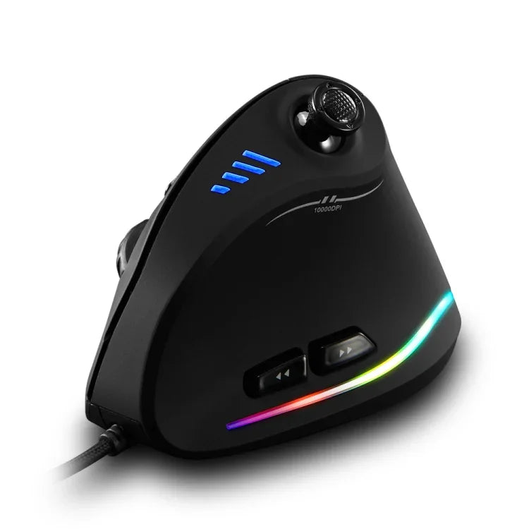 ZELOTES C18 11キー RGB 縦型グリップ エルゴノミクス ジョイスティック プログラミング対応 ゲーミング有線マウス, C18