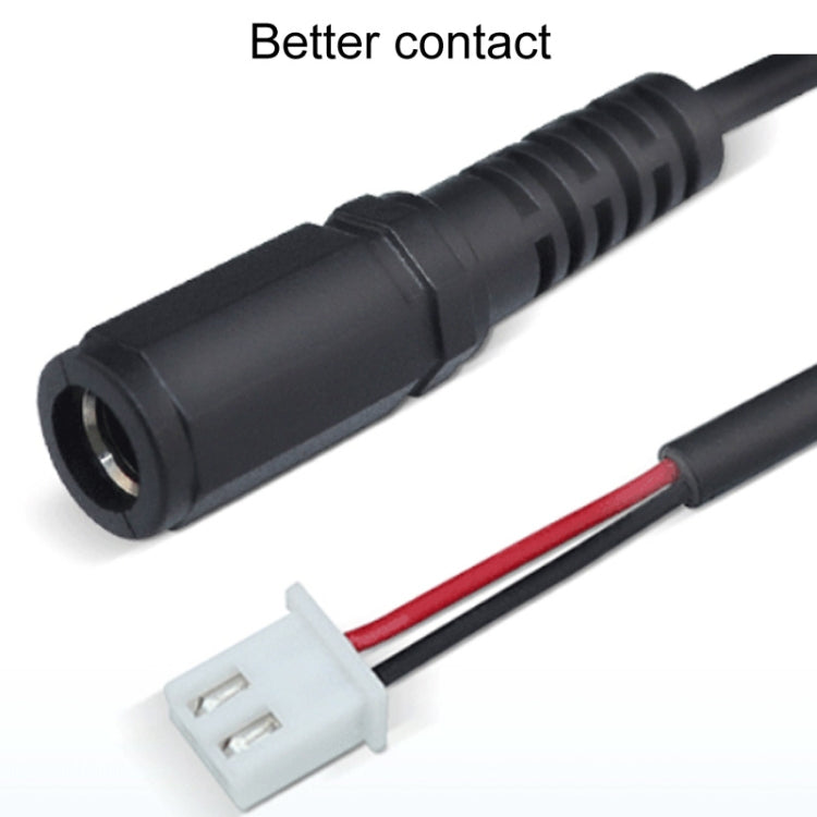 2個セット DC 5.5 x 2.1mm メスからXH2.54端子 マザーボード接続ケーブル