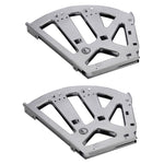 1pair Concealed Shoe Rack Cold Rolled Steel Flap Mounting Fittings, Single Layer Black, Single Layer Gray, Double Layer Black, Double Layer Gray, Three Layer Black, Three Layer Gray