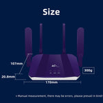 4G WiFi6 SIMカードCPE無線ルーター、EUプラグ、R8B