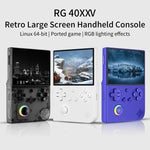 ANBERNIC RG40XXV 縦型HDスクリーンジョイスティックゲームコンソール 環境光付き ポータブルレトロハンドヘルドコンソール、64GB、64GB+128GB、64GB+256GB