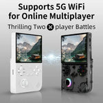 ANBERNIC RG40XXV 縦型HDスクリーンジョイスティックゲームコンソール 環境光付き ポータブルレトロハンドヘルドコンソール、64GB、64GB+128GB、64GB+256GB