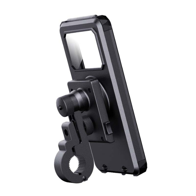 自転車固定回転防水スマホナビブラケット ハンドルバータイプ、バックミラータイプ