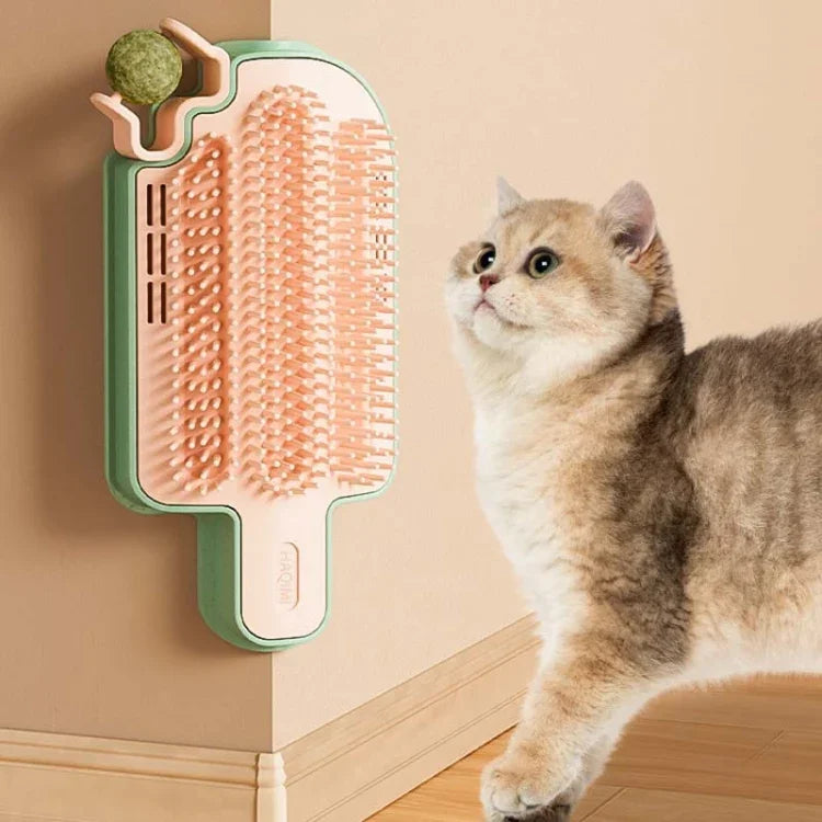 Cats Corner 自動氷クリームスクラバー ペット用マッサージブラシおもちゃ シンプルモデル、フェザーモデル、ペパーミントボールモデル
