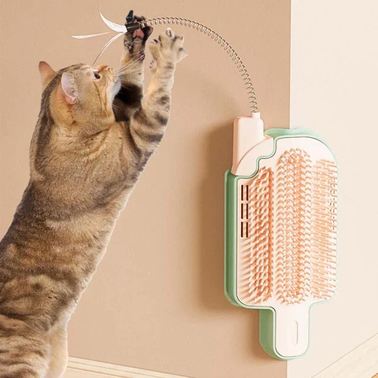 Cats Corner 自動氷クリームスクラバー ペット用マッサージブラシおもちゃ シンプルモデル、フェザーモデル、ペパーミントボールモデル