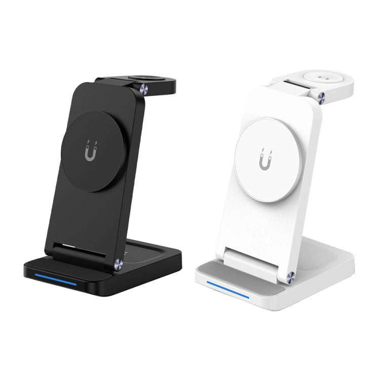 S90-3 3-in-1 マグネティック折りたたみワイヤレス充電器 電話・イヤホン・時計高速充電スタンド